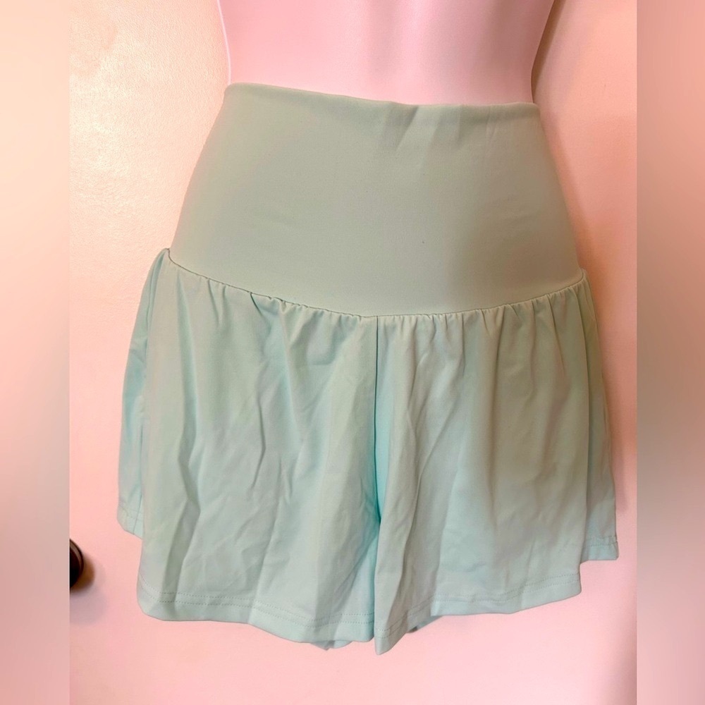 Halara Mint Pastel Green High Waist Breezeful Tennis Skirt Sz 4 XS NWT